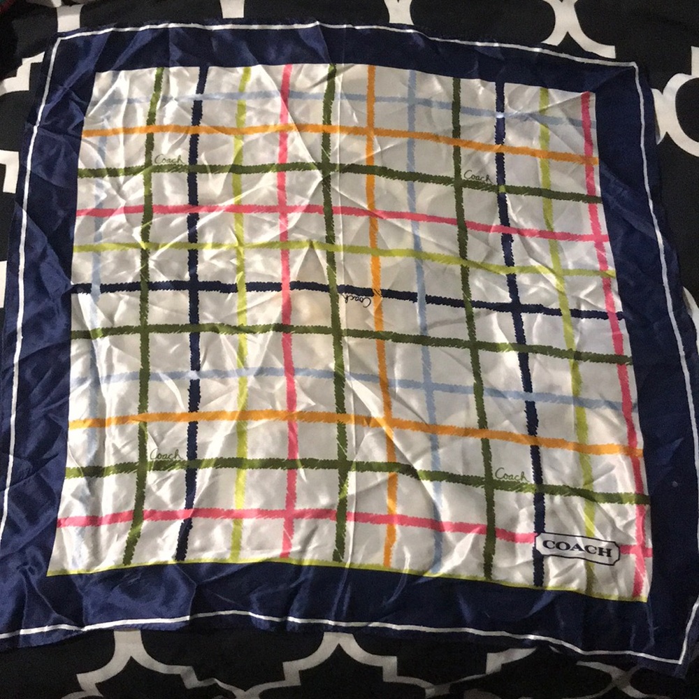 Coach silk handkerchief
